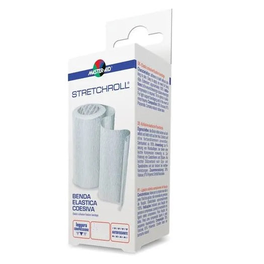 Master Aid Stretchroll Benda Elastica Coesiva 12cmx4m