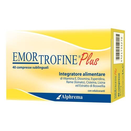 Emortrofine Plus 40 Compresse Sublinguali