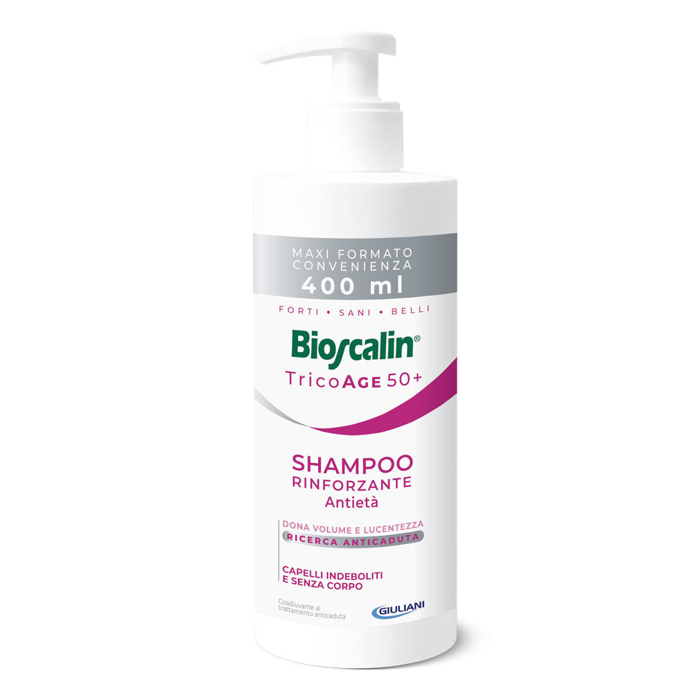 Bioscalin Tricoage 50+ Shampoo Rinforzante Antieta' 400ml