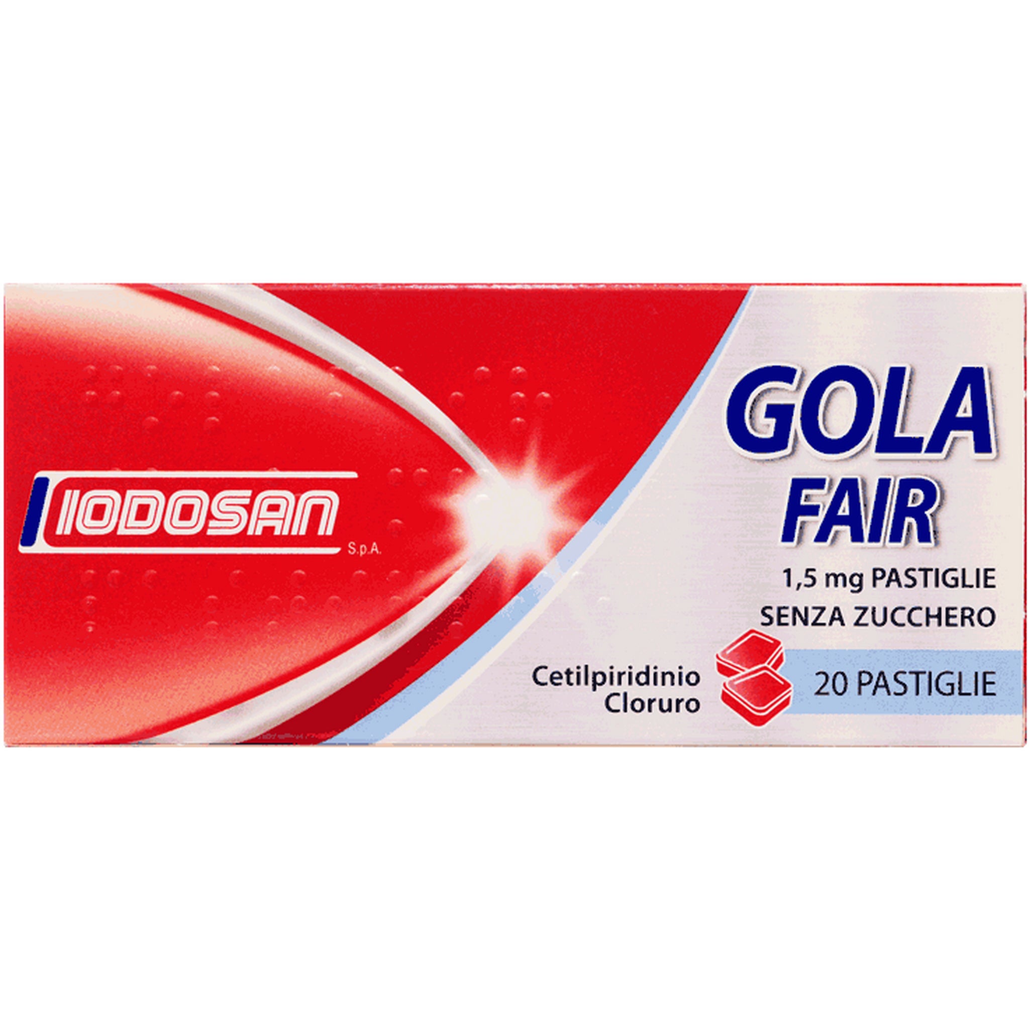GOLAFAIR 20 PASTIGLIE 1,5MG SENZA ZUCCHERO