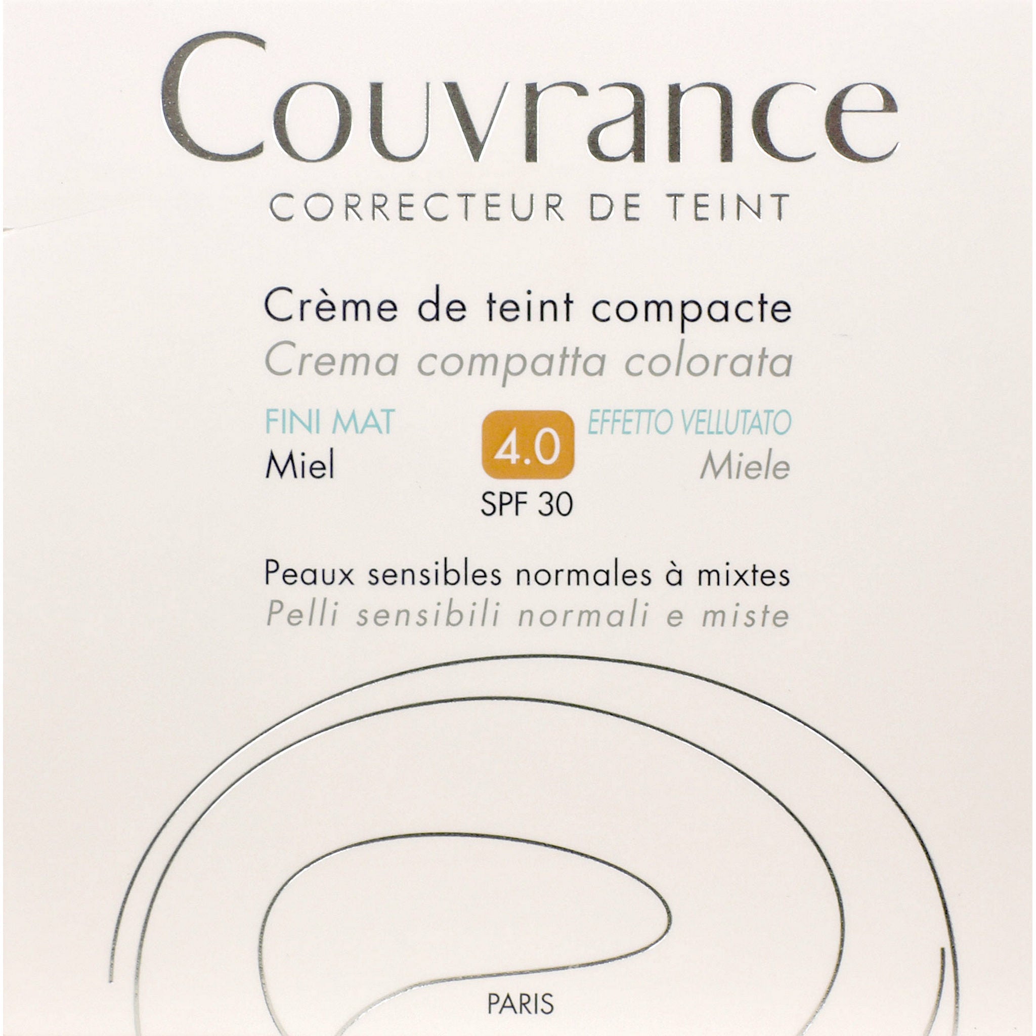 Avene Couvrance Crema Compatta Oilfree Miele