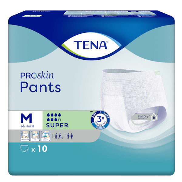 Tena Proskin Pants Super M 10 Pezzi