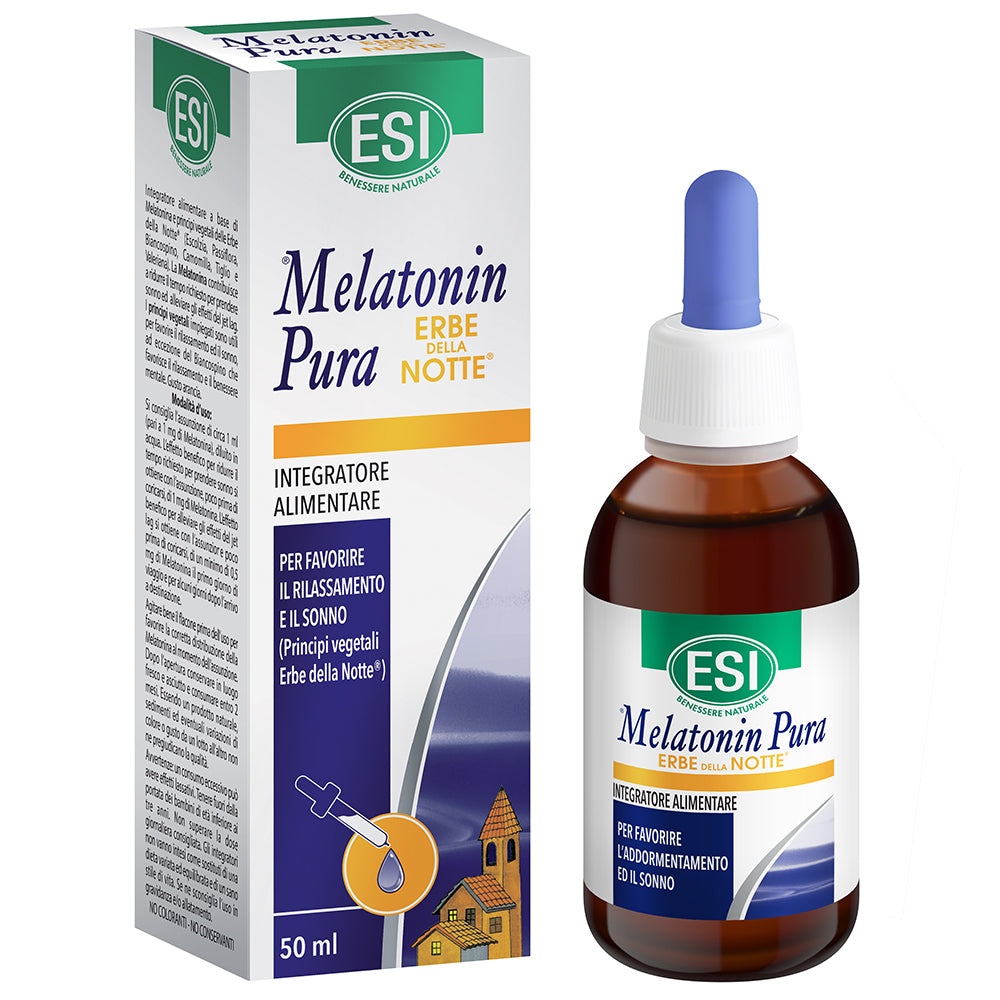 Esi Melatonin Pura Gocce Con Erbe Della Notte 50ml