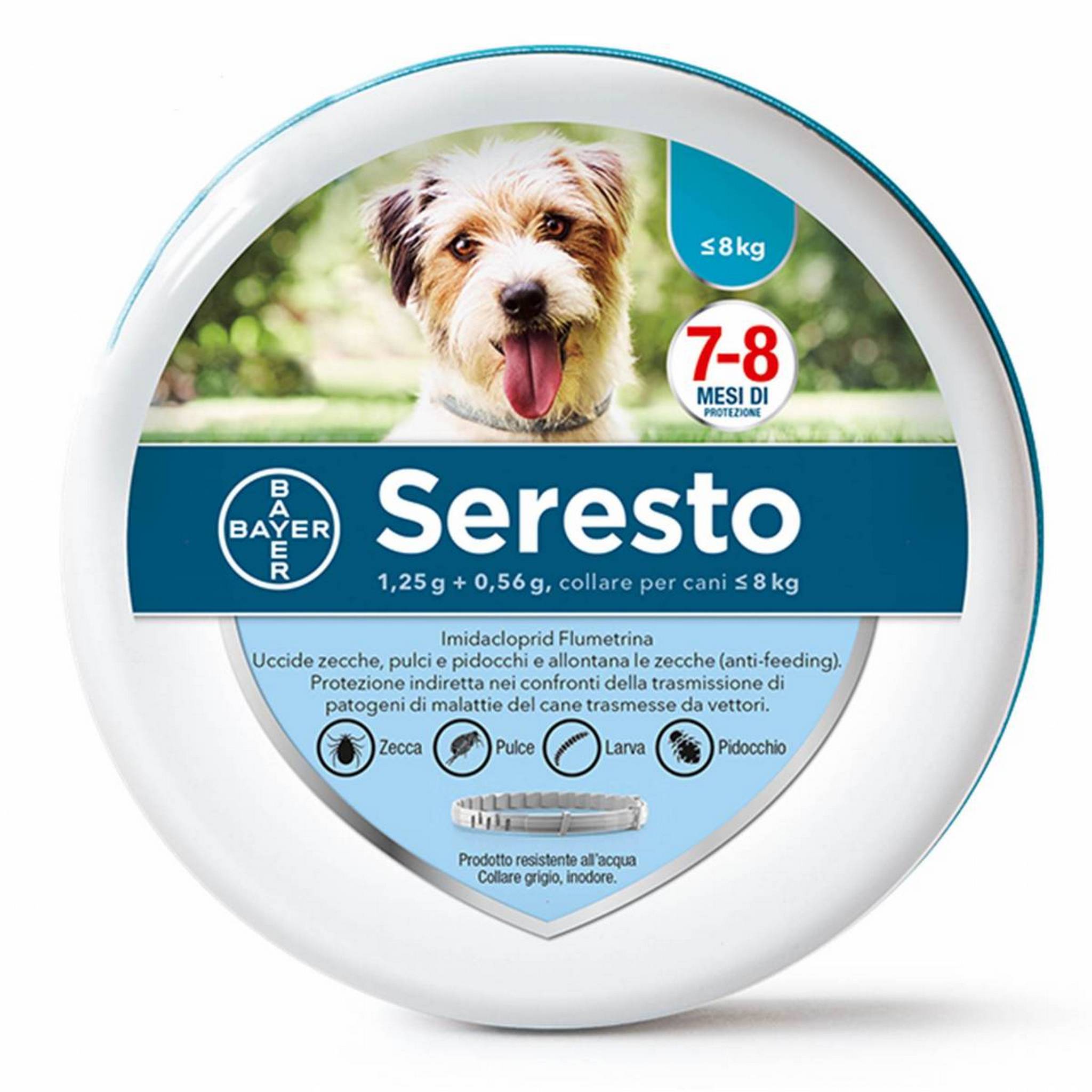 Seresto Cani 1-8 Kg (1,25+0,56g)