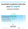 NALOXONE CLORIDRATO MOLTENI adulti 0,4 mg/ml soluzione iniettabile