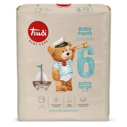 Trudy Baby Care Baby Pants Taglia 6 Extra Large 15+ Kg