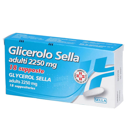 Sella Supposte Glicerolo 18 Pezzi 2250mg