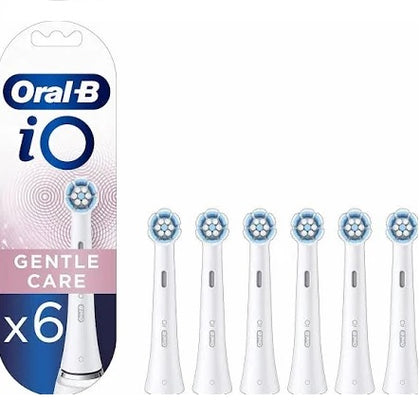 Oral-B Testine Di Ricambio Io Gentle Care White 6 Pezzi