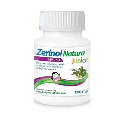 Zerinol Natura Immuno Junior 30 Caramelle Gommose