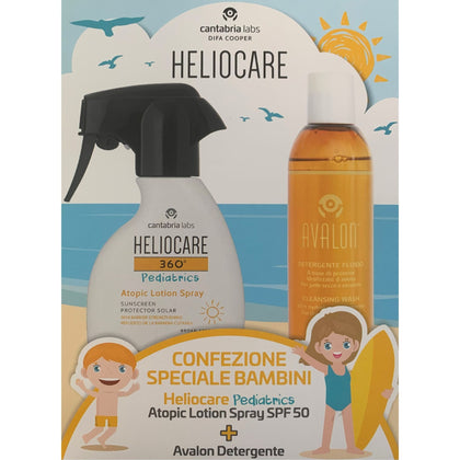 Heliocare 360 Pediatrics Atopic+avalon Detergente
