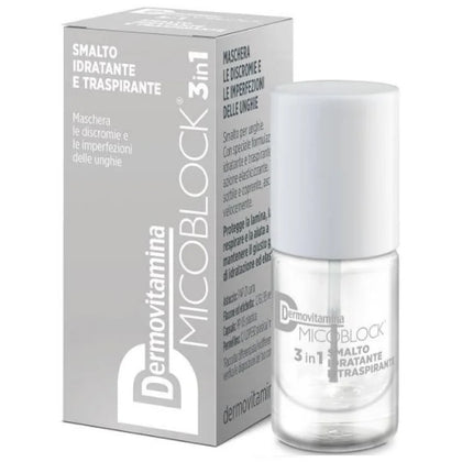 Dermovitamina Micoblock 3 in 1 Smalto Base Top Coat 5Ml