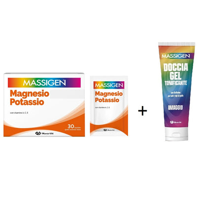 Massigen Magnesio E Potassio 30 Bustine+doccia Gel