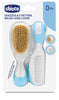 CHICCO SPAZZOLA + PETTINE AZZURRO