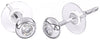 BJT397 ORECCHINO QUEEN RANIA 4MM STAINLESS STEEL