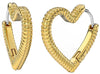BJT399 ORECCHINO QUEEN JEZEBEL 18MM GOLD PLATED