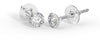 BJT402 ORECCHINI CRYSTAL/SWAROVSKI 4MM GOLD PLATED