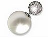 BJU800 ORECCHINI PERLA BIANCA STAINLESS STEEL