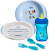 CHICCO SET PAPPA 12 MESI+ AZZURRO