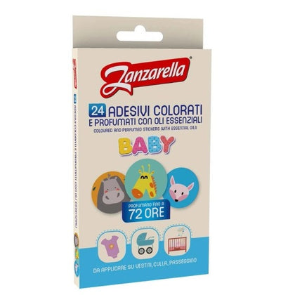 Zanzarella Baby Adesivi Colorati 24 Pezzi