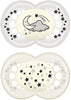 MAM SUCCHIETTO ORIGINAL NIGHT 6+ MESI SILICONE NEUTRO 2 PEZZI