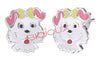 BJT732 ORECCHINI NALA PUPPY STAINLESS STEEL