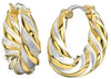 BJT364 ORECCHINO ALARA WHITE GOLD PLATED