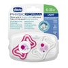 CHICCO SUCCHIETTO LIGHT ROSA SILICONE 6-16M 2 PEZZI