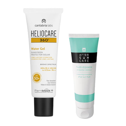 Heliocare Water Gel Spf50 50ml+after Sun Care Doposole 100ml