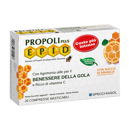 Epid Propoli Plus Compresse Gusto Arancia 20 Pezzi