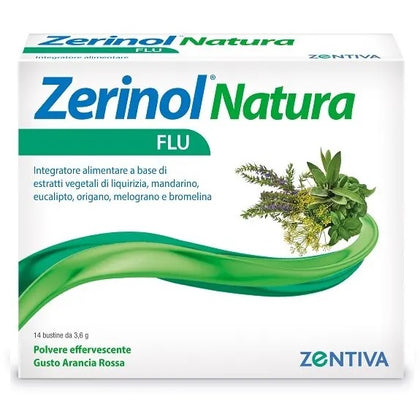 Zerinol Natura Flu 14 Bustine Effervescenti