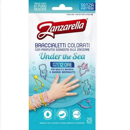 Zanzarella Braccialetti Colorati Under The Sea 25 Pezzi