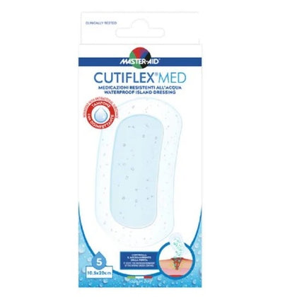 Master Aid Cutiflex Med Cerotti Resistenti Acqua 10,5x20cm