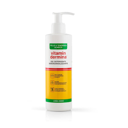 Vitamindermina Sebo Gel Detergente Sebonormalizzante 240ml