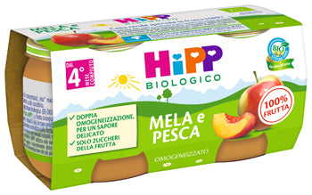 HIPP OMOGENEIZZATO MELA/PESCA 2X80G