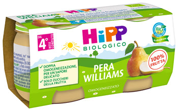 HIPP OMOGENEIZZATO PERA WILLIAMS 2X80G