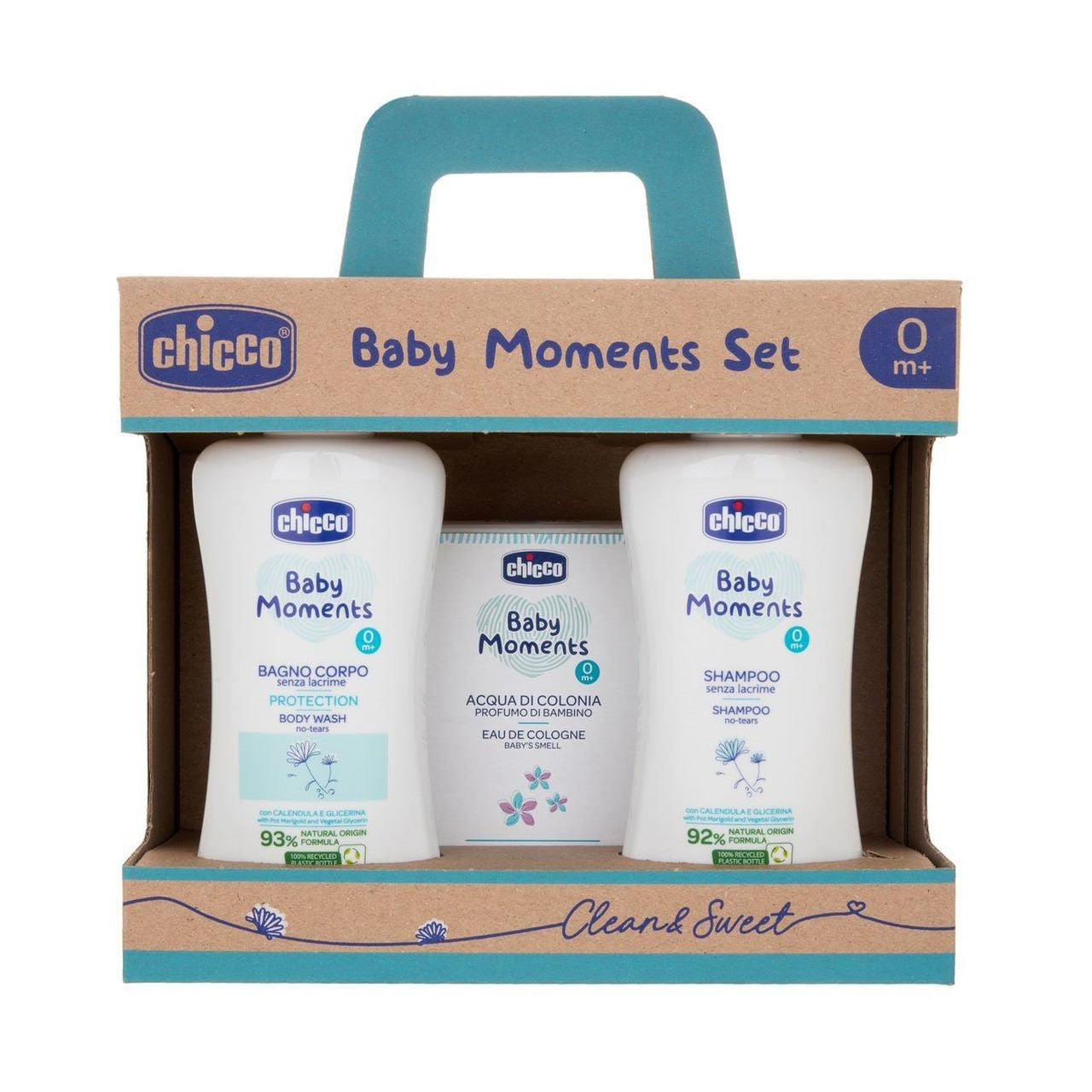 Chicco Baby Moments Quadrotti Morbido Cotone 60 Pezzi