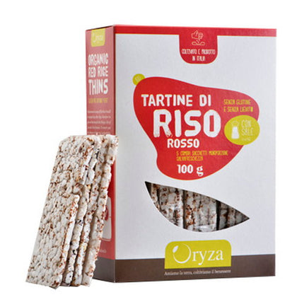 ORYZA TARTINE RISO ROSSO C/SAL