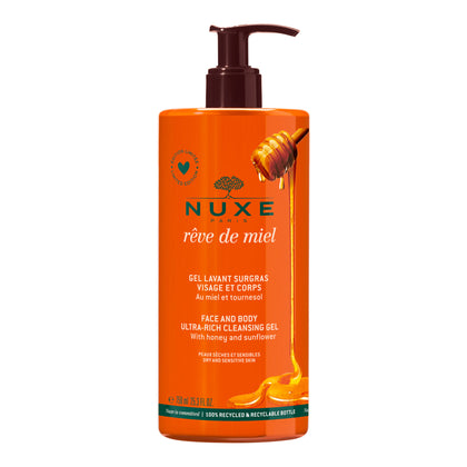Nuxe Reve De Miel Gel Detergente Viso E Corpo 750ml