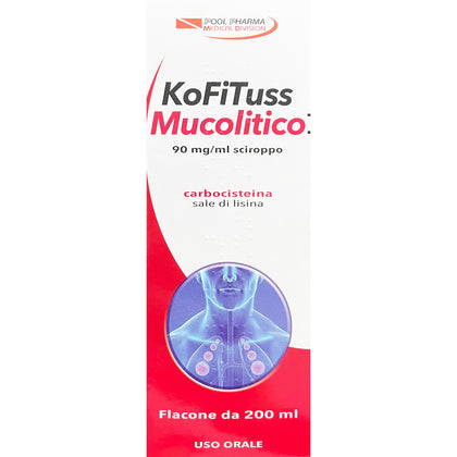 Kofituss Mucolitico 90mg/ml Sciroppo 200ml