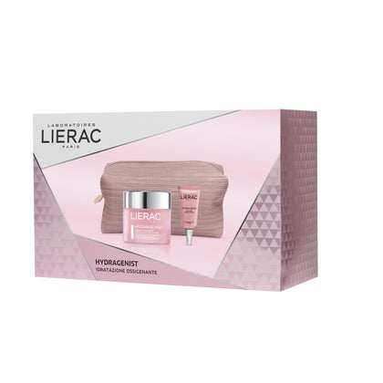 LIERAC COFANETTO HYDRAGENIST CREMA+CONTORNO OCCHI+POCHETTE