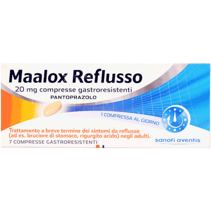 Maalox Reflusso 7 Compresse 20mg