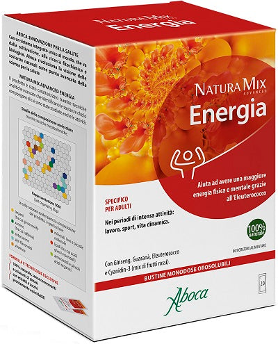 Natura Mix Advanced Energia 20 Bustine Orosolubili