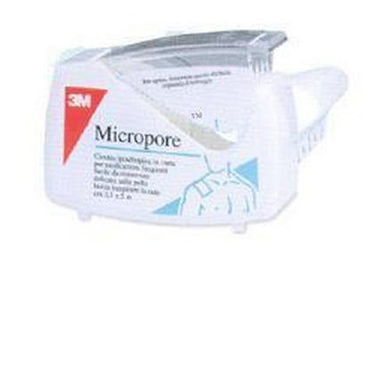 CER MICROPORE 1,25X500 C/DISP