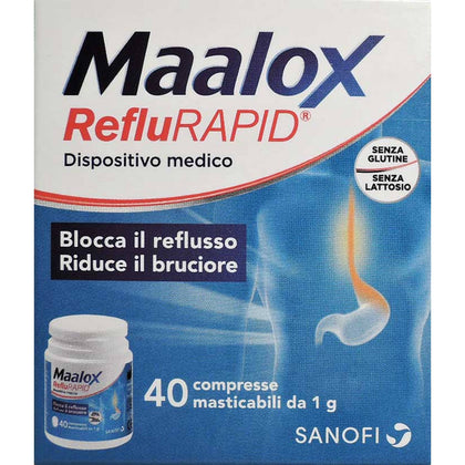 Maalox Reflurapid 40 Compresse Mastic