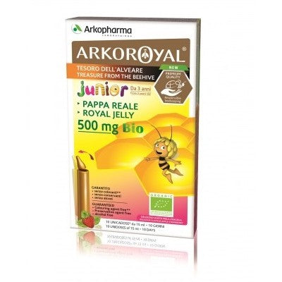 Arkoroyal Pappa Reale 500 Mg Bio Junior 10 Flaconcini