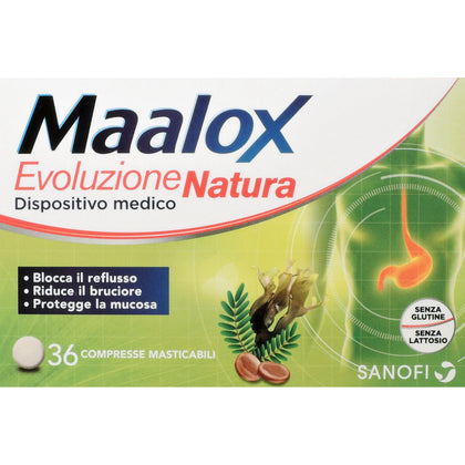 MAALOX EVOLUZIONE NATURA 36 COMPRESSE