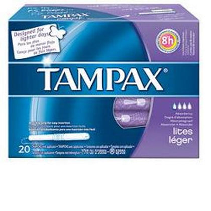 TAMPAX BLUE BOX LITES 20 PEZZI