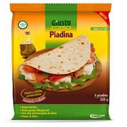 GIUSTO S/G PIADINA 225G