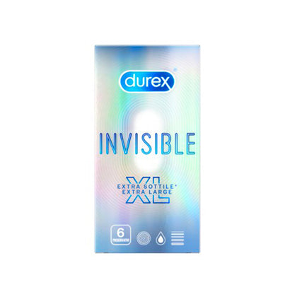 Durex Preservativi Invisible Xl Extrasottile 6 Pezzi