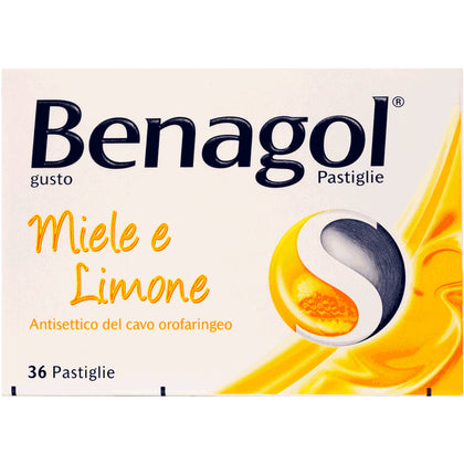 Benagol 36 Pastiglie Miele Limone